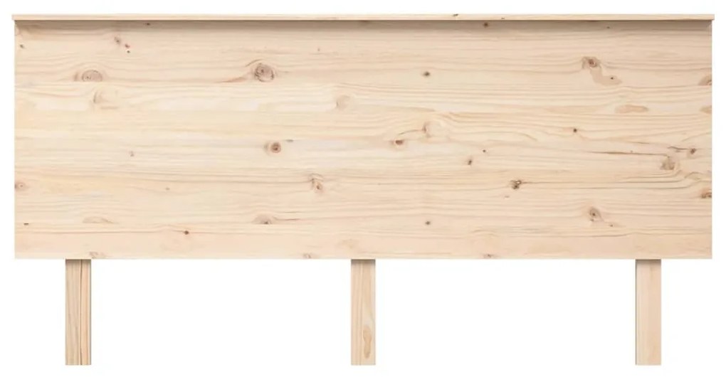 tömör fenyőfa ágyfejtámla 164x6x82,5 cm