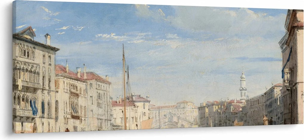 Kép - Richard Parkes Bonington, The Grand Canal, reprodukciók (120x50 cm)