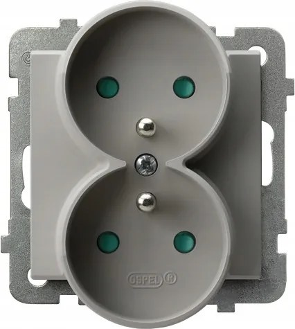 Dupla földelt aljzat Sonata Kasmír Ospel