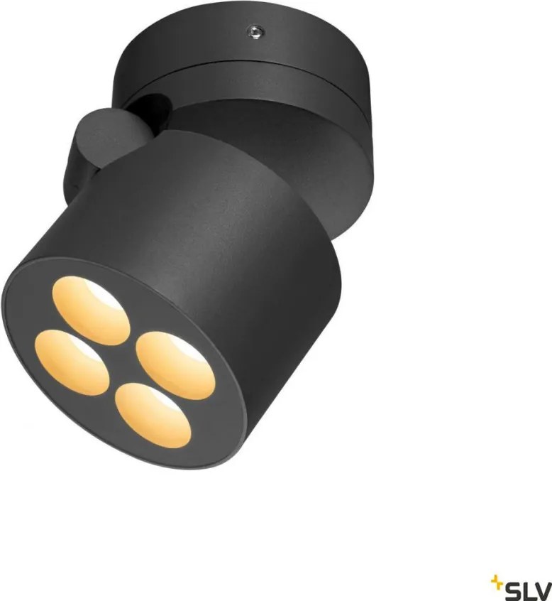 SLV 1007511 CUBE Modern Kültéri Fali Lámpa Antracit LED IP65