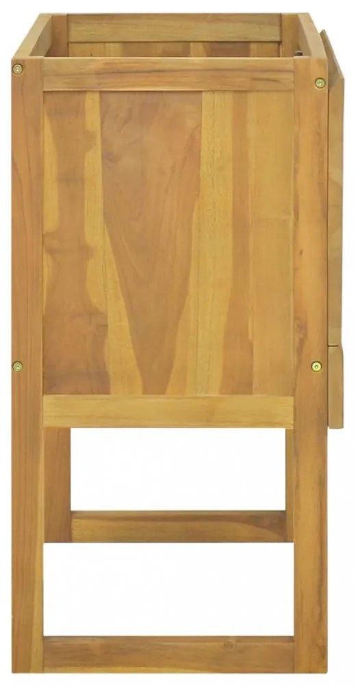 tömör tíkfa fürdőszobaszekrény 90 x 40 x 75,5 cm