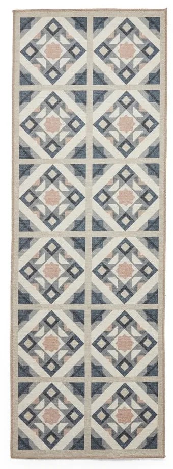 Szürke-krémszínű mosható futószőnyeg 61x170 cm Victoria Orange – Think Rugs