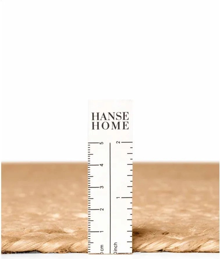 Natúr színű kétoldalas-kézi szövésű juta szőnyeg 160x230 cm Braided – Hanse Home