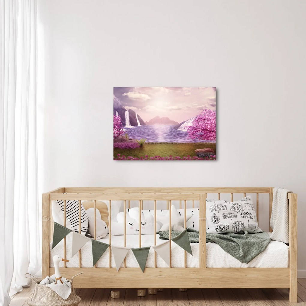 Tó képe (70x50 cm)