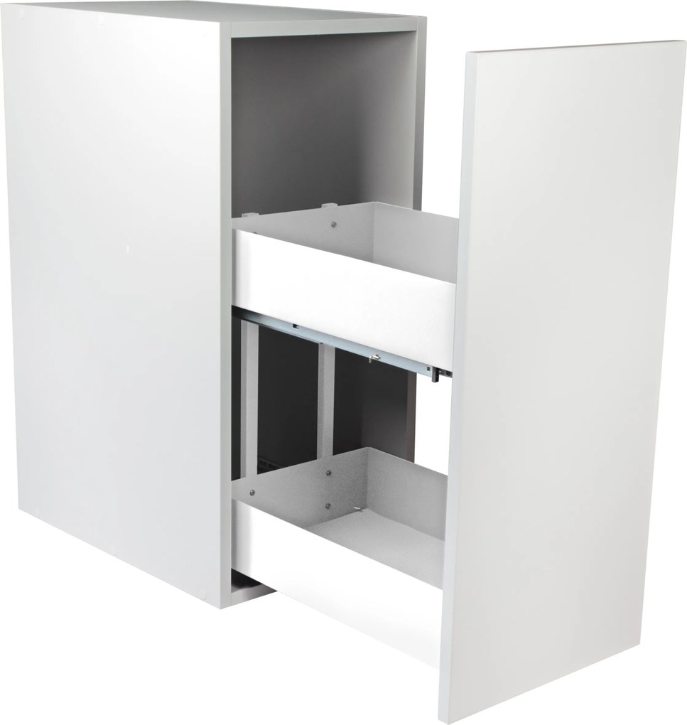 Cargo Kosár Szekrényhez 60-AS Fehér Csendes Ház Teljes Alj Kihúzható 2 Szintes Szőnyeg