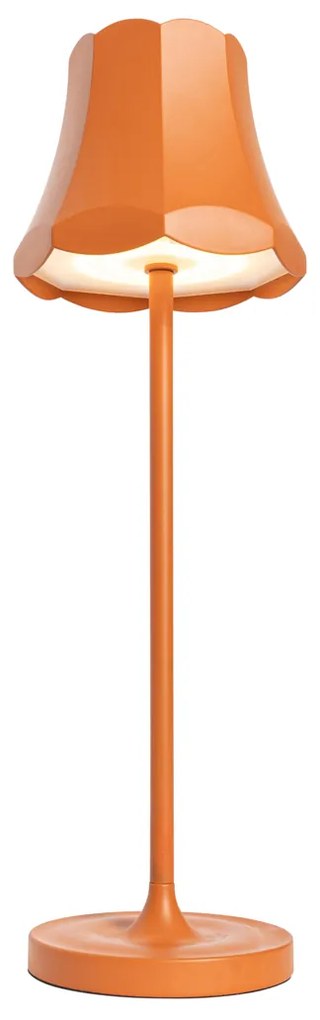 2 db retro asztali lámpa készlet narancssárga újratölthető IP44 - Granny