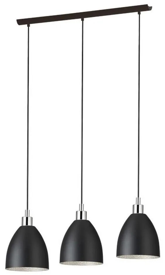 Eglo 39497 - Csillár zsinóron MAREPERLA 3xE27/60W/230V