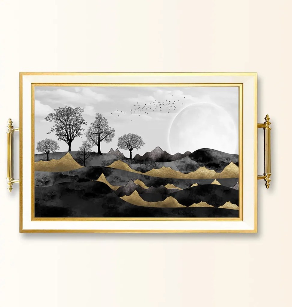 Üveg tálca, 38×24 cm – TPB9827