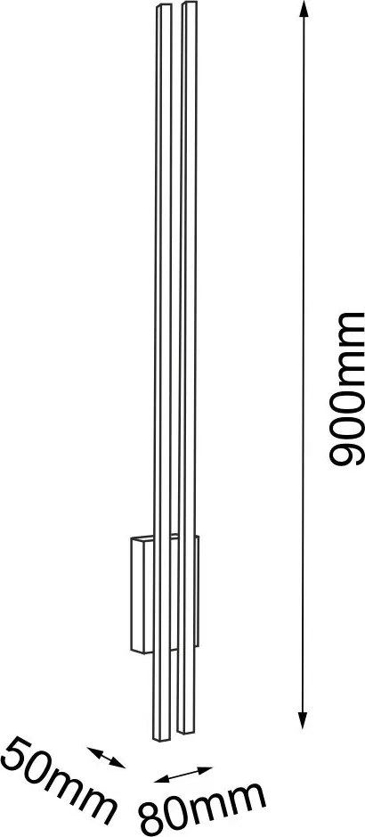 Antigo Ebora 8243 Felületi spotlámpa 2x15,2W/LED 3000K 1856lm IP20