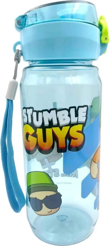 Stumble Guys All Day műanyag kulacs akasztóval 600 ml