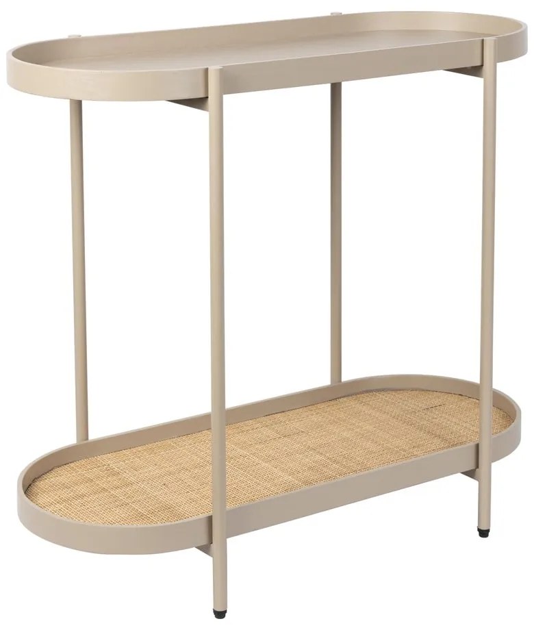 Bézs konzolasztal 39x85 cm Amaya – White Label