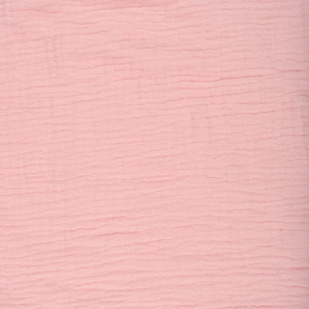 Rózsaszín muszlin gyerek takaró 75x75 cm – Bébé Douceur