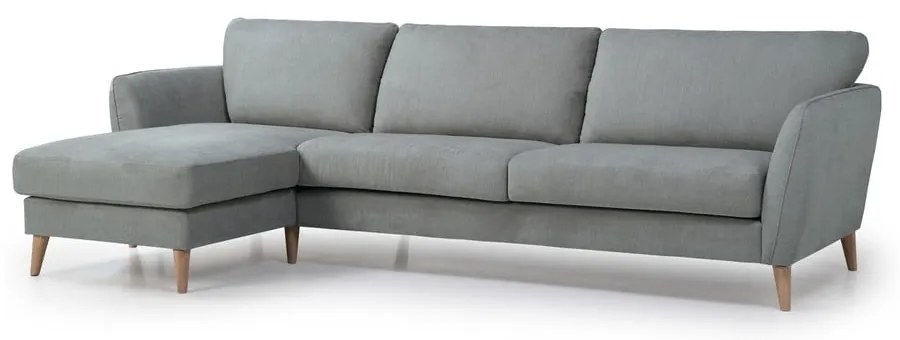 Paris világosszürke sarokkanapé, bal oldali - Scandic