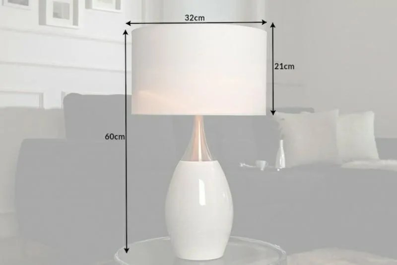 King Home INVICTA CARLA 37006 Asztali lámpa 1x40W/E27 IP20