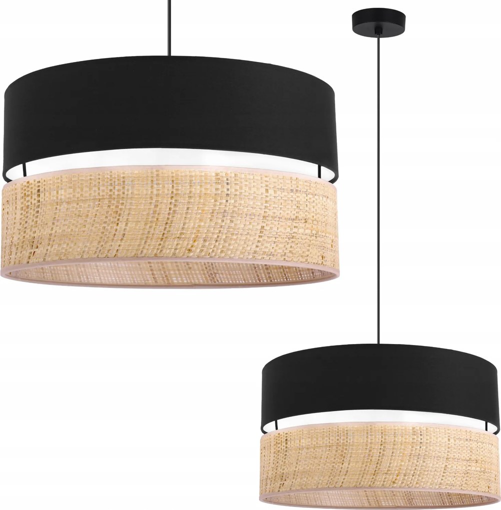 Mennyezeti Függőlámpa Rattan Csillár Lámpabúra Hálószoba Konyha Nappali