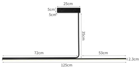 Immax NEO 07235L - LED Dimmelhető csillár rúdon LITE ASTA LED/28W/230V Tuya + távirányító