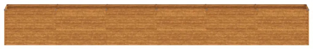vidaXL corten acél kerti magaságyás 578x50x69 cm