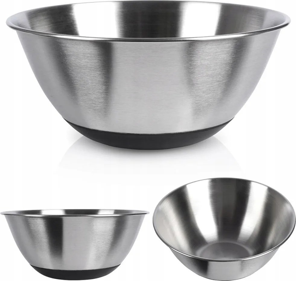 Konyhai tál Acél Csúszásgátló Saláta Keverő 1,2L