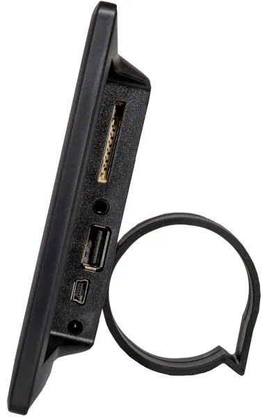 Sencor - Digitális képkeret hangszóróval 230V fekete + távirányító