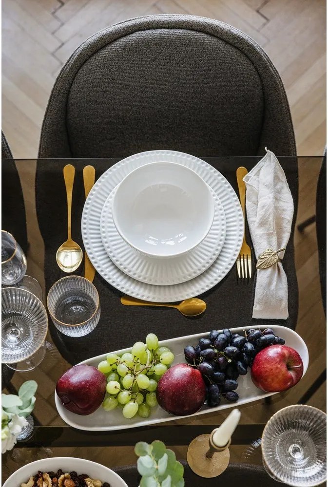 Porcelán négyszemélyes étkészlet 12 db-os Purita – Bonami Essentials