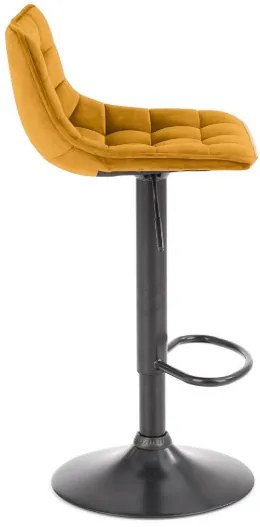 H-95 Mustársárga Bárszék Állítható Magassággal