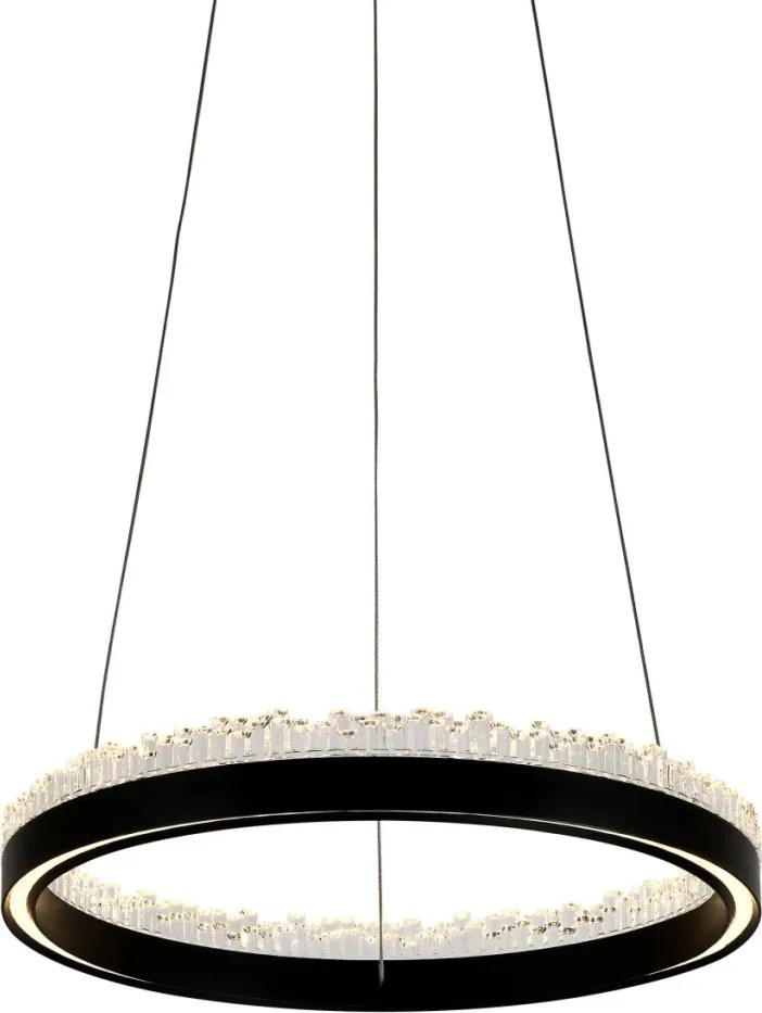 ZUMA LINE PD2304400R-MB REGI Modern Led Függesztett Lámpa Fekete LED IP20