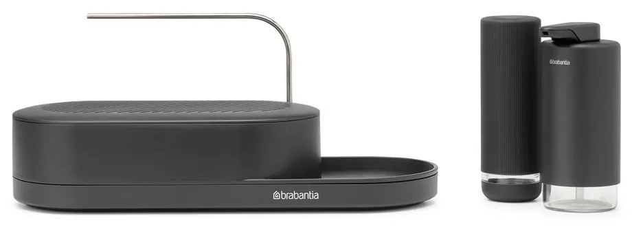 Szürke műanyag mosogatóeszköz tartó SinkStyle – Brabantia