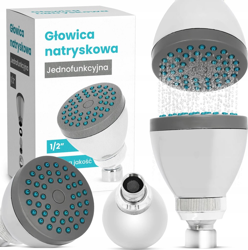 Zuhanyfej Esőztető Fúvóka Kerek Króm Antik Kd-t