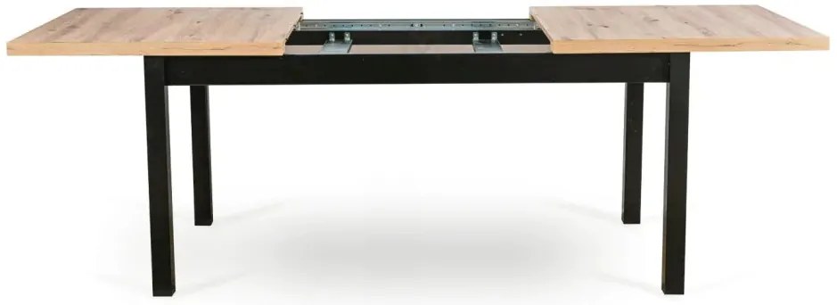 Étkezőgarnitúra 4 db. Sötétkék Rio székkel. Bővíthető asztal HUGO 160-230 cm