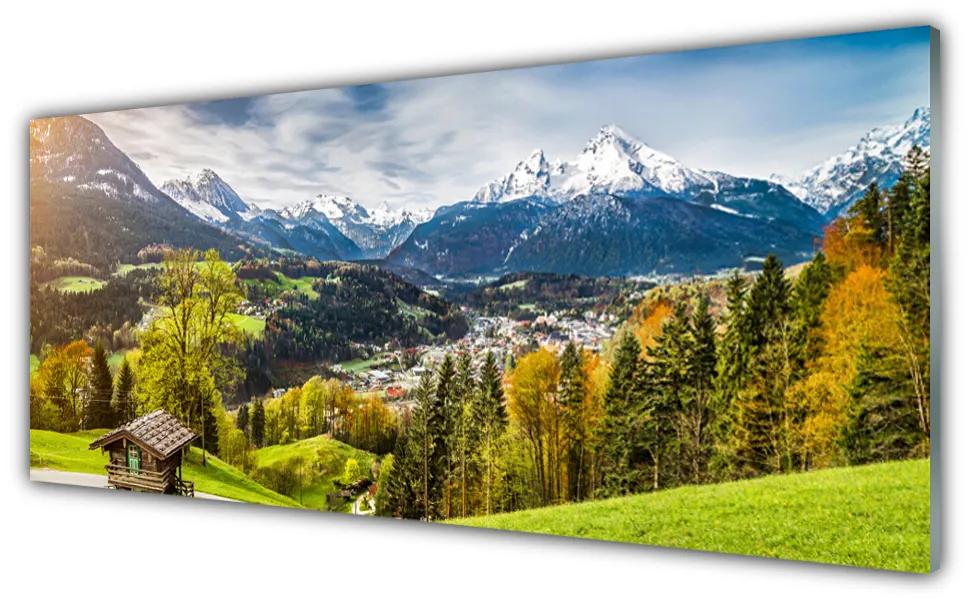 Üvegkép Alps Landscape 120x60cm