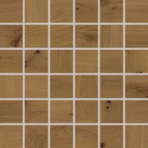 Mozaik Rako Bricola Cognac 30x30 cm matt DDM06851.1