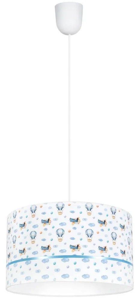 Gyerek csillár PIKKI 1xE27/60W/230V kék