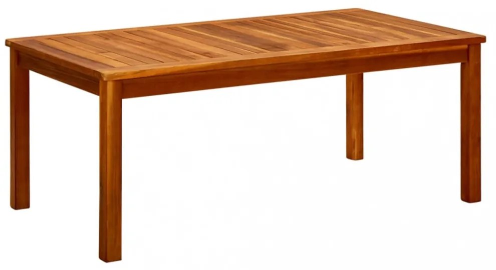 tömör akácfa kerti dohányzóasztal 110 x 60 x 45 cm