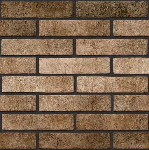 Csempe Multi Brick Tones narancssárga 6x25 cm dombornyomott BRTONESOR