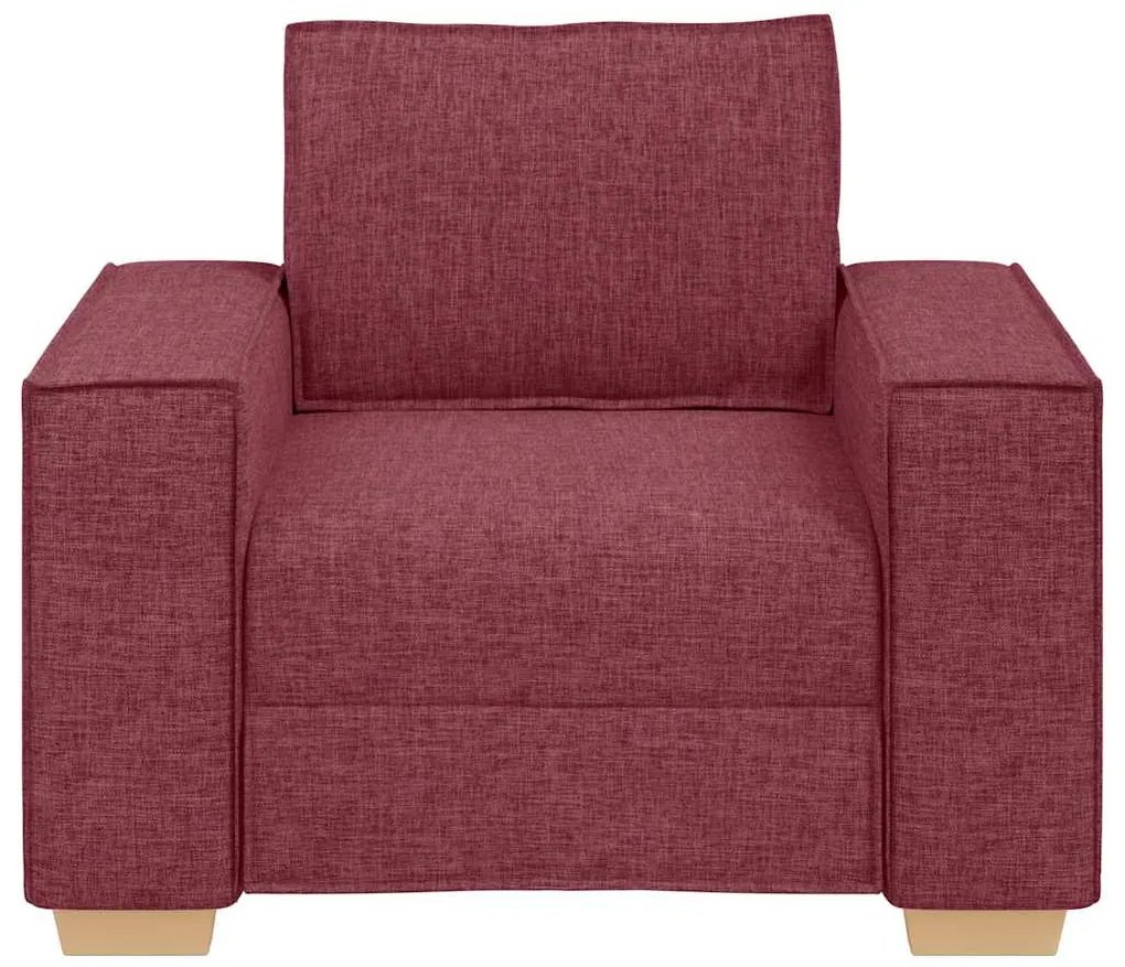bordó színű szövet kanapéfotel 60 cm