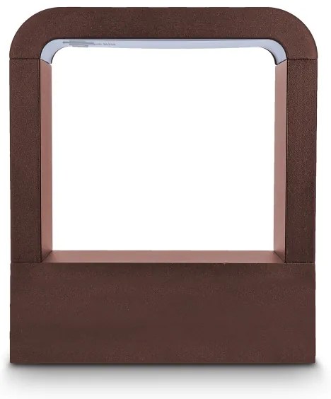 Brilagi - LED kültéri lámpatest BARI LED/7W/230V 3000/4000/6000K barna IP54