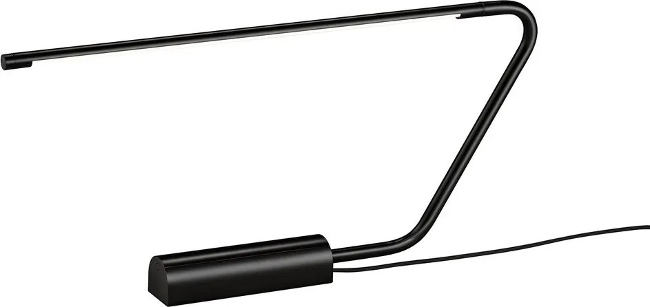 Fekete LED asztali lámpa (magasság 33 cm) Olea – Trio Select