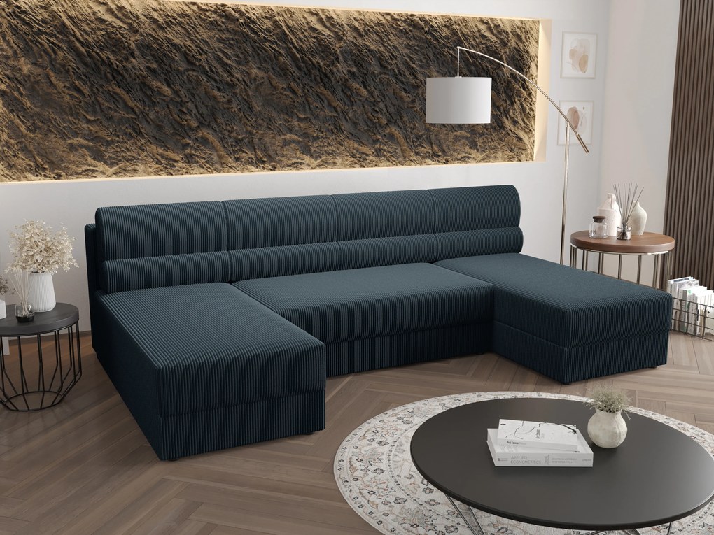 Sarok ülőgarnitúra U Radiant U1 (sötétkék). 1057514
