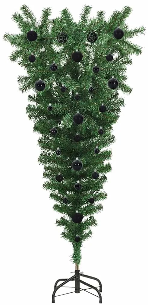 Felforgatott Mesterséges Elővilágított Karácsonyfagömb Készlet