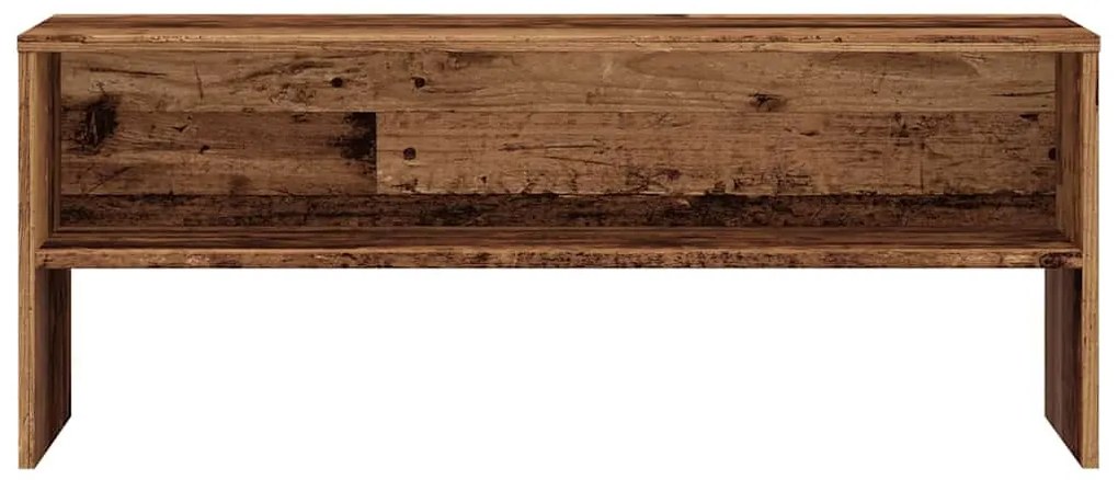 antik hatású szerelt fa TV-szekrény 100 x 40 x 40 cm
