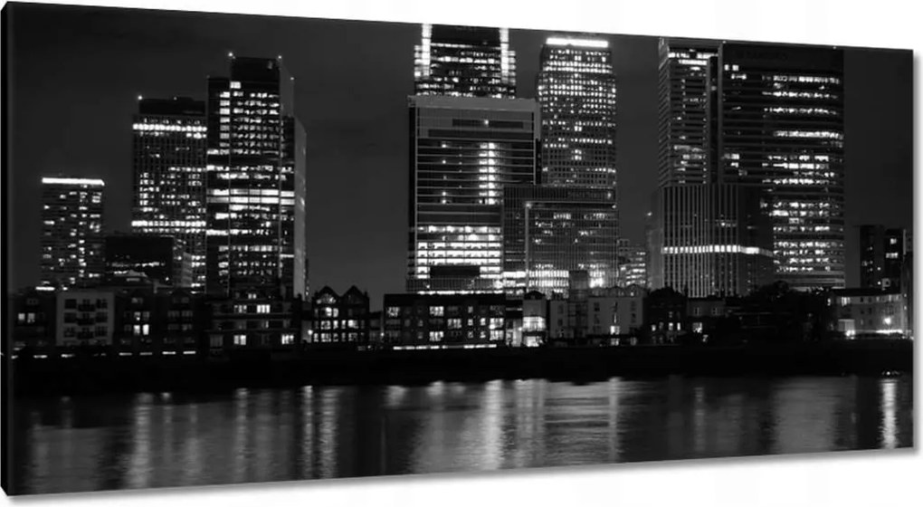 Festmények 115x55 Black and White London