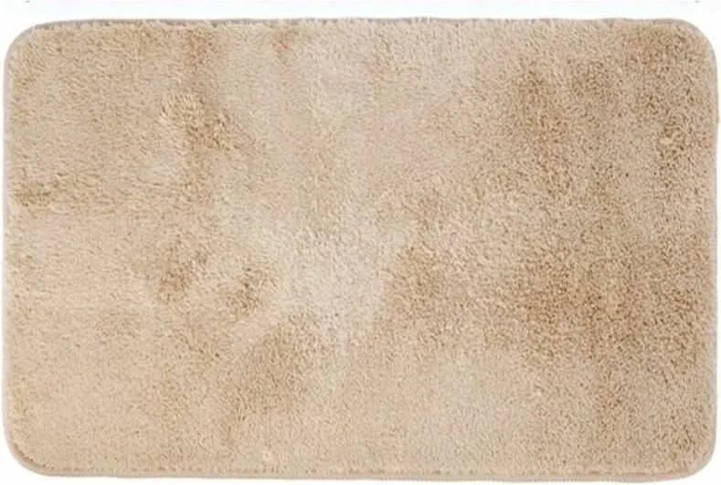 Fürdőszobaszőnyeg Csúszásgátló Puha Bolyhos bézs 45X75CM