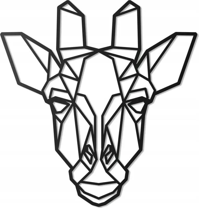 Zsiráf Geometrikus fali dekoráció kép 40cm