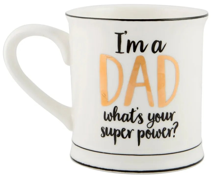 Super Dad porcelán bögre, 400 ml - Sass &amp; Belle