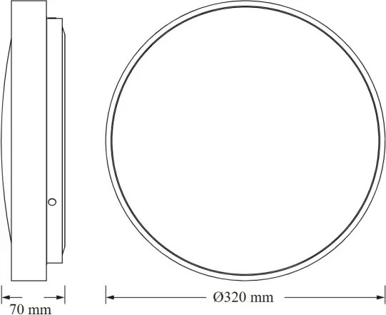 Osram - LED mennyezeti lámpa CEILING LUXO LED/18W/230V, átm. 32 cm, arany