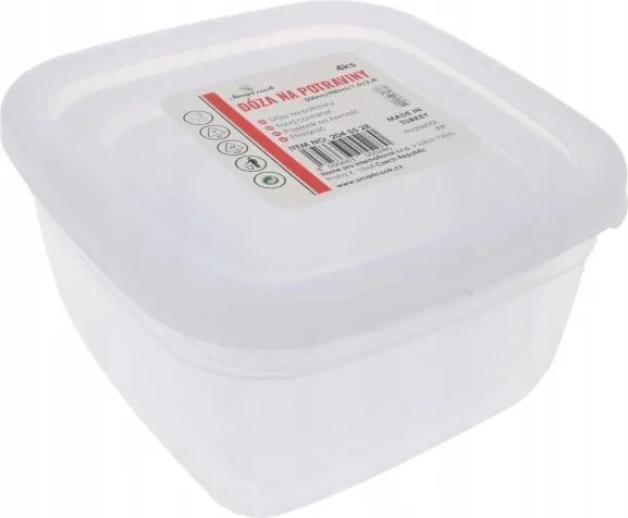 Élelmiszertartó 4 db, 500ml, 900ml, 1,5l, 2,4l
