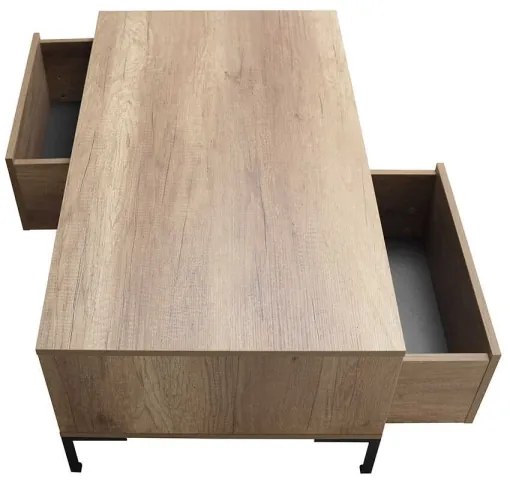 Kávésasztal 42x103 cm barna