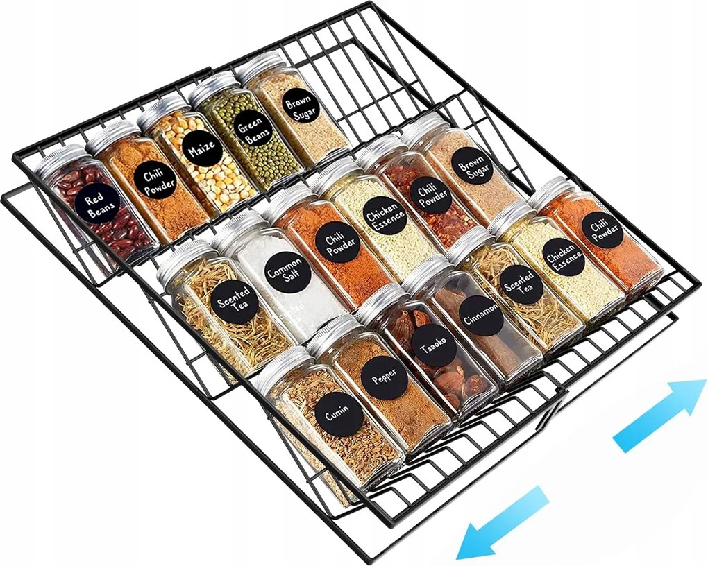 Fűszertartó állvány 2 db 3 fokozatú