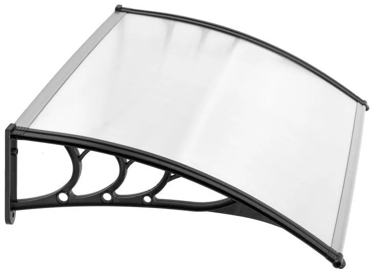 Tető a bejárati ajtó felett - polikarbonát Szélesség: 80 cm | Hossza: 100 cm
