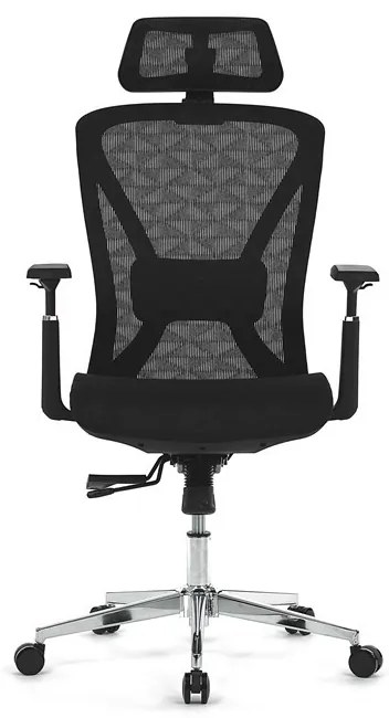 Fekete Hálós Irodai Szék, Szinkron Mechanikával. BK – KA-S258